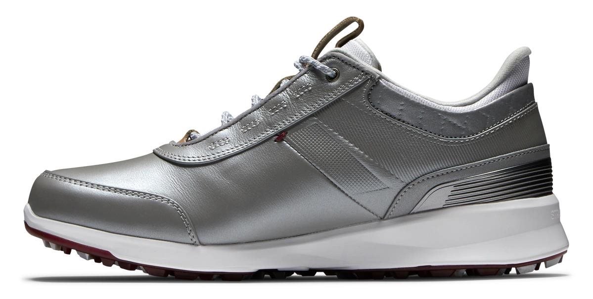 FootJoy Stratos zapatillas de golf para mujer, plateadas