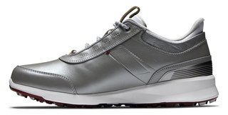 FootJoy Stratos zapatillas de golf para mujer, plateadas