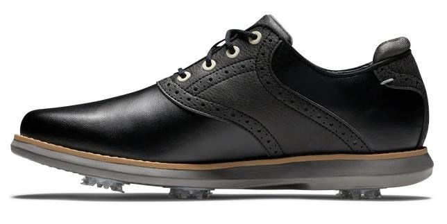 FootJoy Traditions zapatillas de golf para mujer, negras