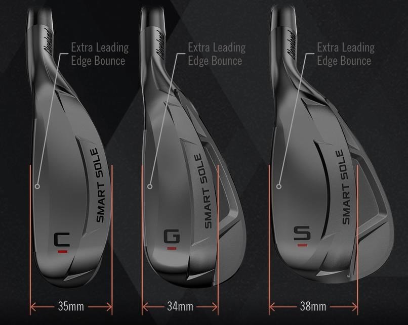 Cleveland Smart Sole 4 Tour Satin wedge de hombre, acero