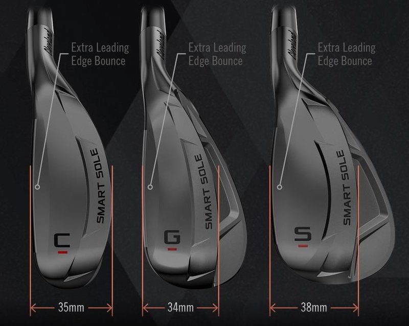 Cleveland Smart Sole 4 Tour Satin wedge de hombre, acero