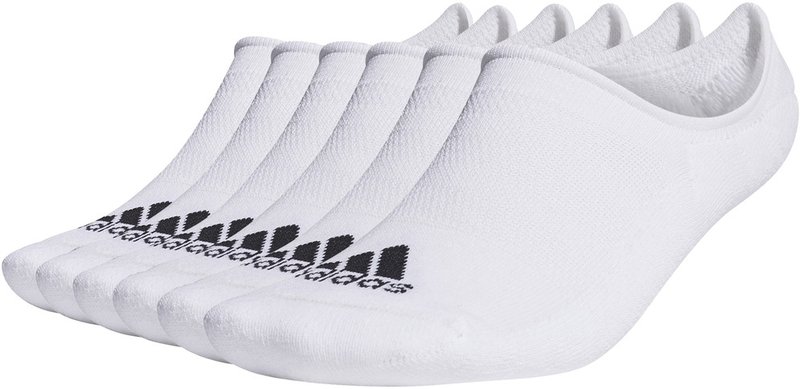 Adidas calcetines cortos de golf para hombre, blancos (6 pares)