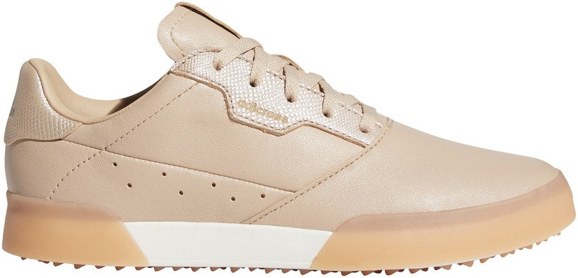 Adidas Adicross Retro zapatillas de golf para mujer, ash pearl/gold met./chalk white