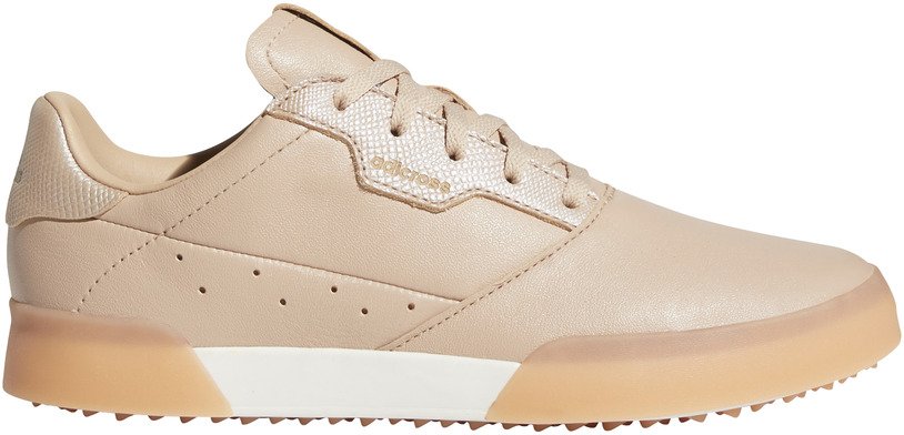 Adidas Adicross Retro zapatillas de golf para mujer, ash pearl/gold met./chalk white