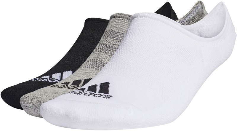 Adidas calcetines cortos para hombre (3 pares), gris