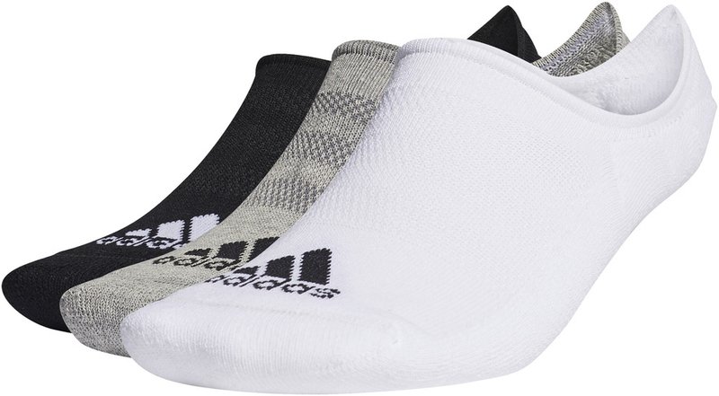 Adidas calcetines cortos para hombre (3 pares), gris