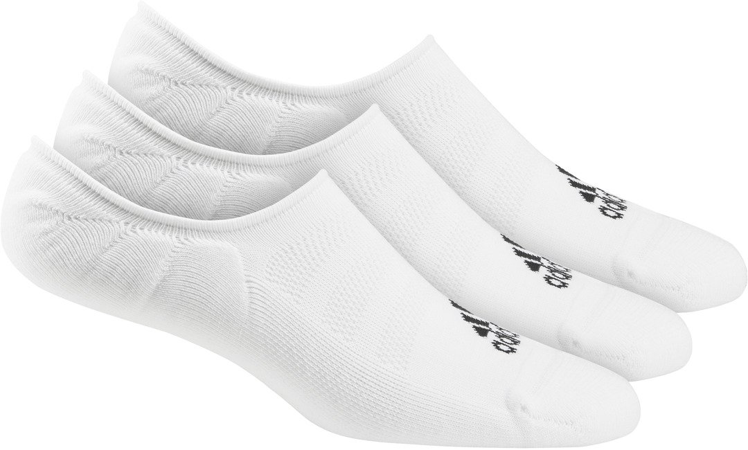 Adidas calcetines cortos para hombre (3 pares), blanco