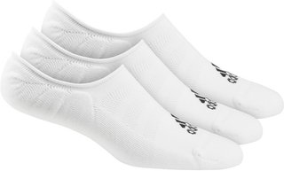 Adidas calcetines cortos para hombre (3 pares), blanco