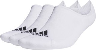 Adidas calcetines cortos para hombre (3 pares), blanco