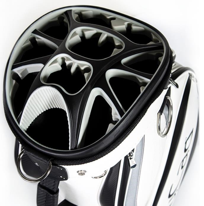 JuCad Pro cart bag, negro/plata