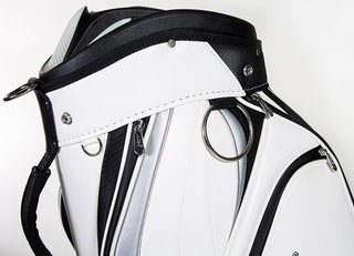 JuCad Pro cart bag, blanco/negro
