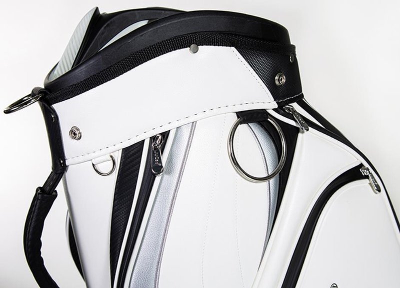 JuCad Pro cart bag, blanco/negro