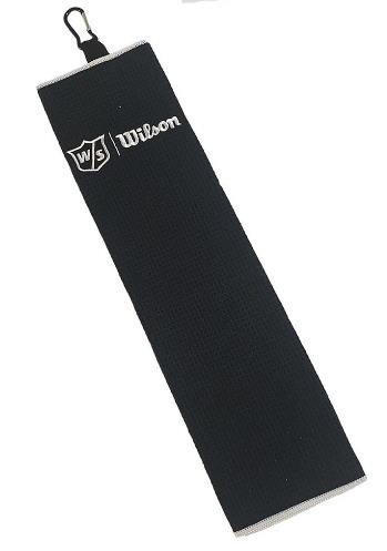 Wilson Staff Tri Fold toalla de golf, negra