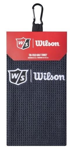 Wilson Staff Tri Fold toalla de golf, negra