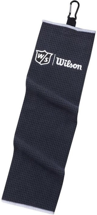 Wilson Staff Tri Fold toalla de golf, negra