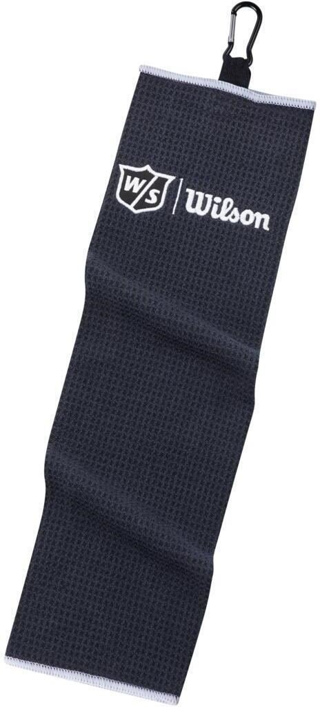 Wilson Staff Tri Fold toalla de golf, negra