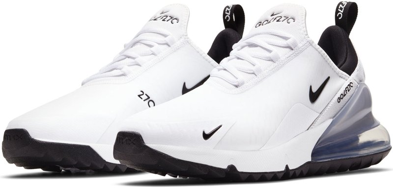 Nike Air Max 270G unisex zapatos de golf, blanco/negro/platino