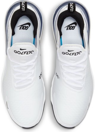 Nike Air Max 270G unisex zapatos de golf, blanco/negro/platino