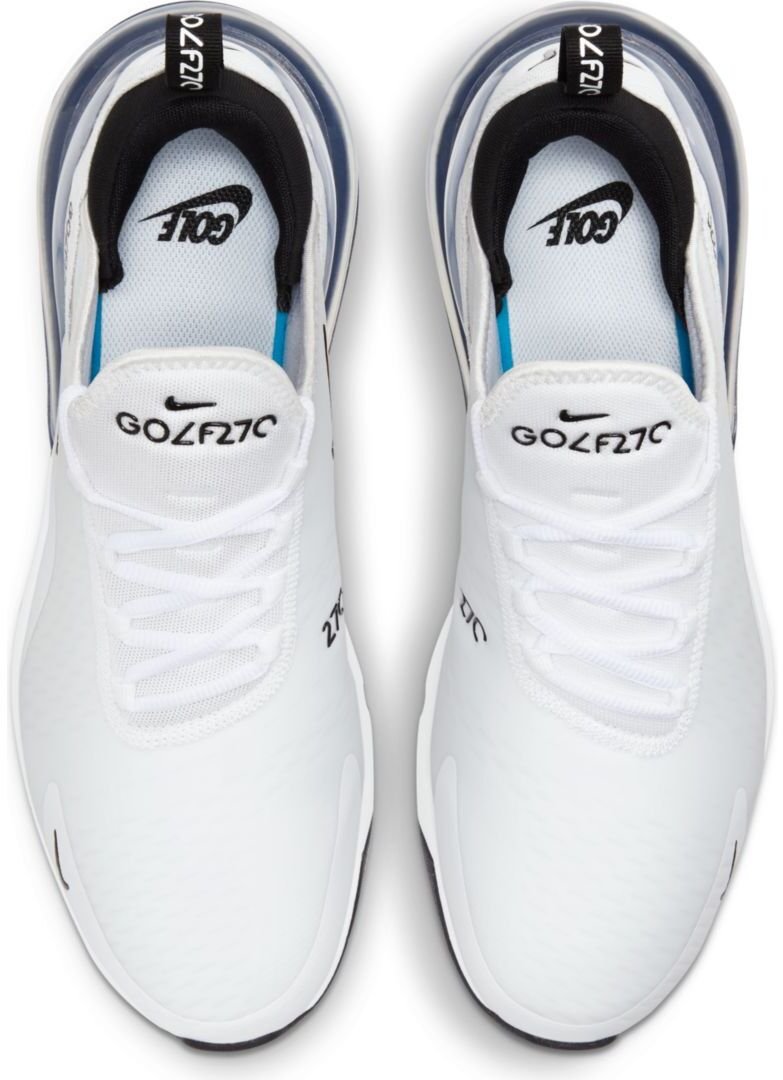 Nike Air Max 270G unisex zapatos de golf, blanco/negro/platino
