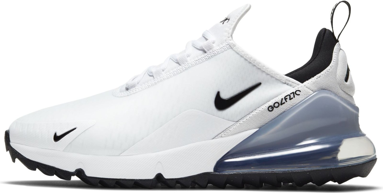 Nike Air Max 270G unisex zapatos de golf, blanco/negro/platino