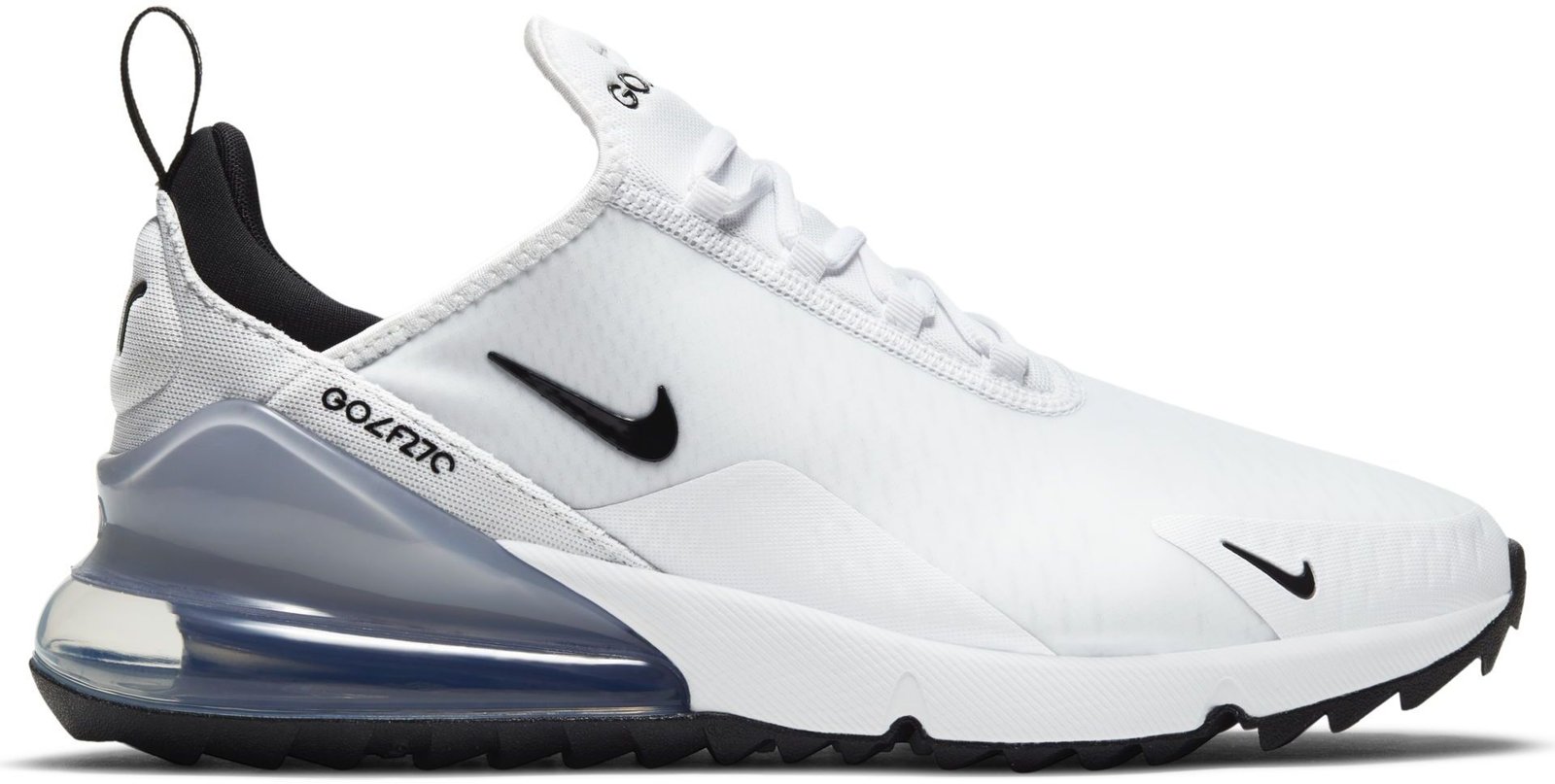 Nike Air Max 270G unisex zapatos de golf, blanco/negro/platino