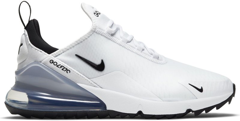 Nike Air Max 270G unisex zapatos de golf, blanco/negro/platino