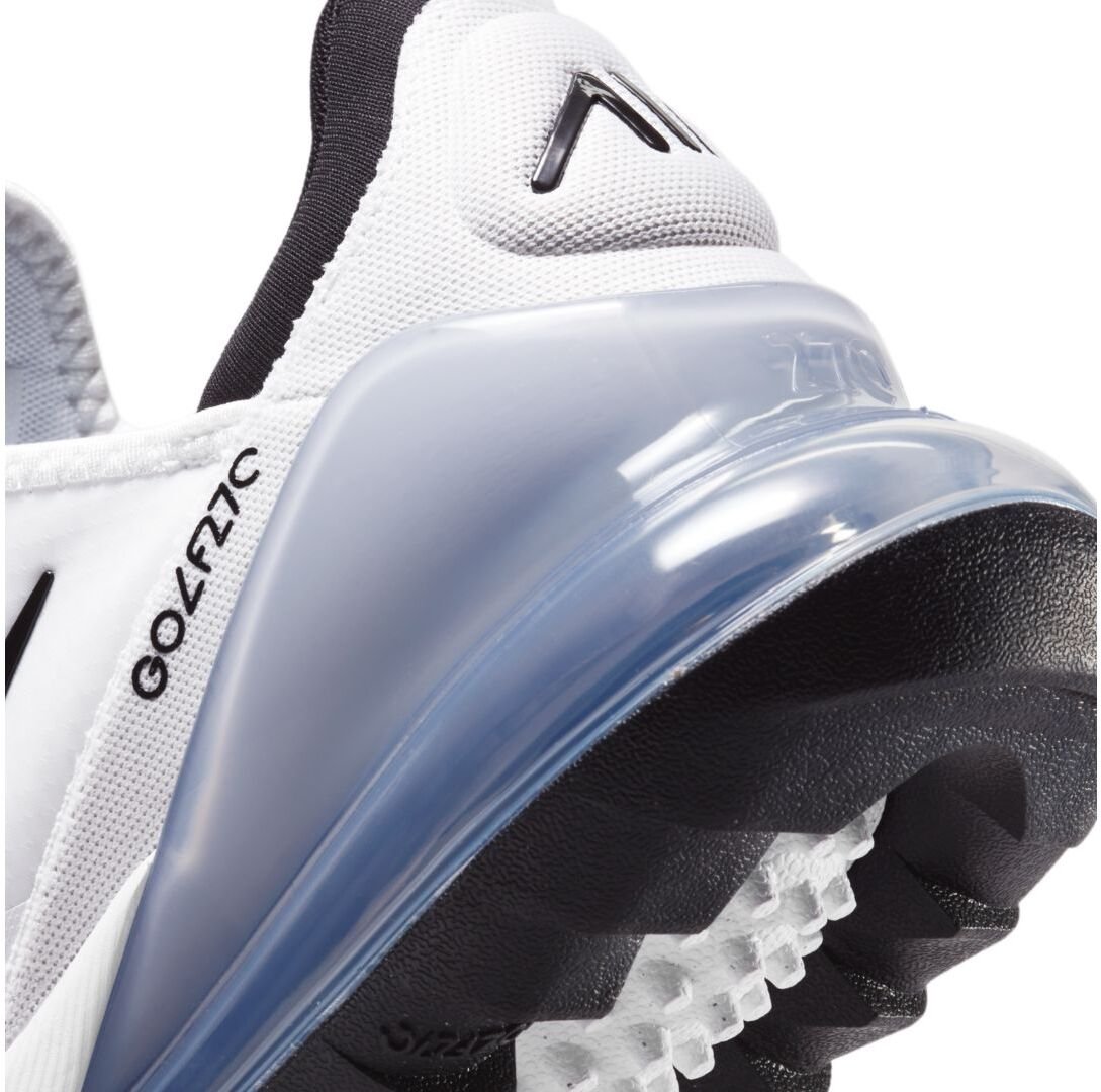 Nike Air Max 270G unisex zapatos de golf, blanco/negro/platino