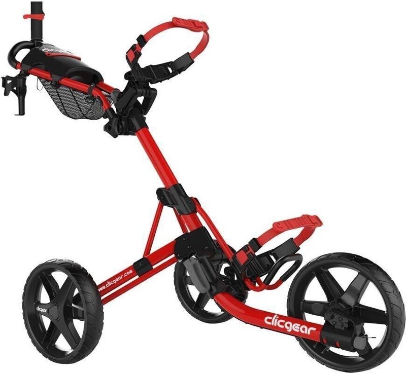 Clicgear M4 carrito manual, rojo mate