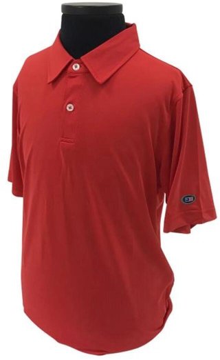 U.S. Kids Golf Tech Lisle junior polo, rojo