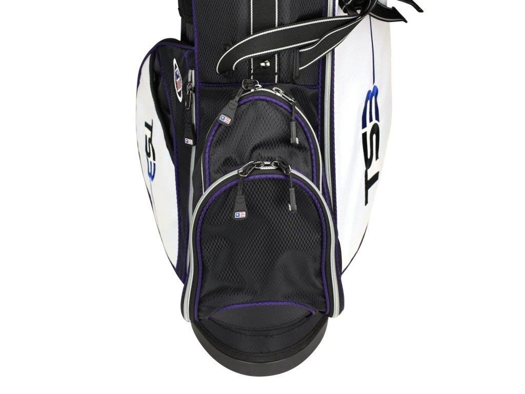 U.S. Kids Golf TS3-54 (137cm) v10 set de golf junior, grafito, negro/blanco/morado + stand bag