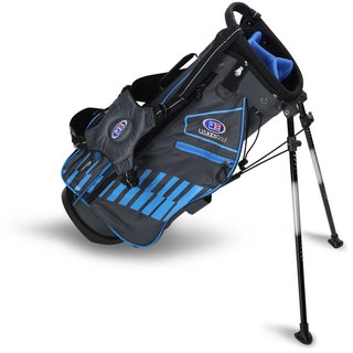 U.S. Kids Golf UL48 (122cm) WT20-S junior stand bag 2022 24.5", gris/verde azulado