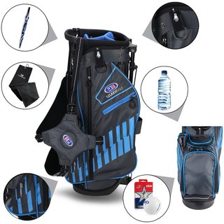 U.S. Kids Golf UL48 (122cm) WT20-S junior stand bag 2022 24.5", gris/verde azulado