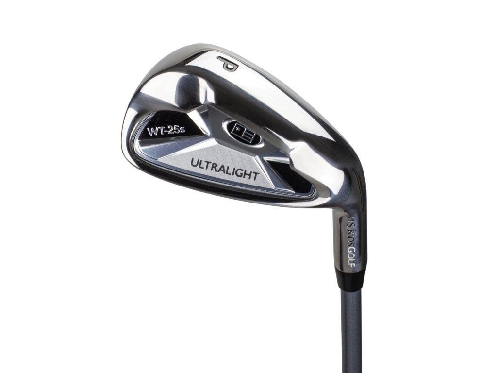 U.S. Kids Golf UL45 (114cm) WT25-s 4-Club junior set de golf 2022, grafito + stand bag, gris/azul