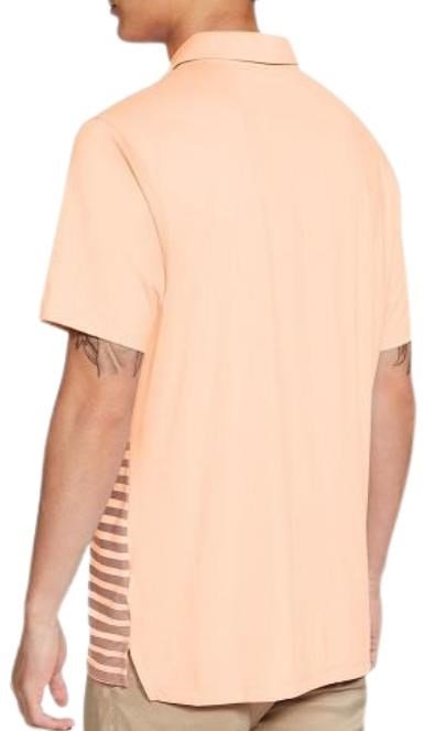 Nike Dry Vapor Stripe Graphic polo de hombre, crimson tint