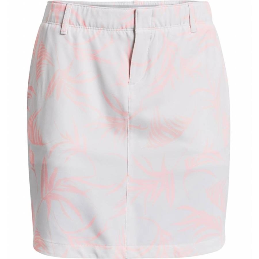 Under Armour Links Woven Printed falda de golf, blanca