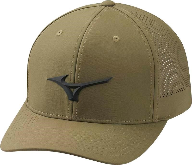Mizuno Tour Vent Adjustable gorra de golf, verde oliva oscuro