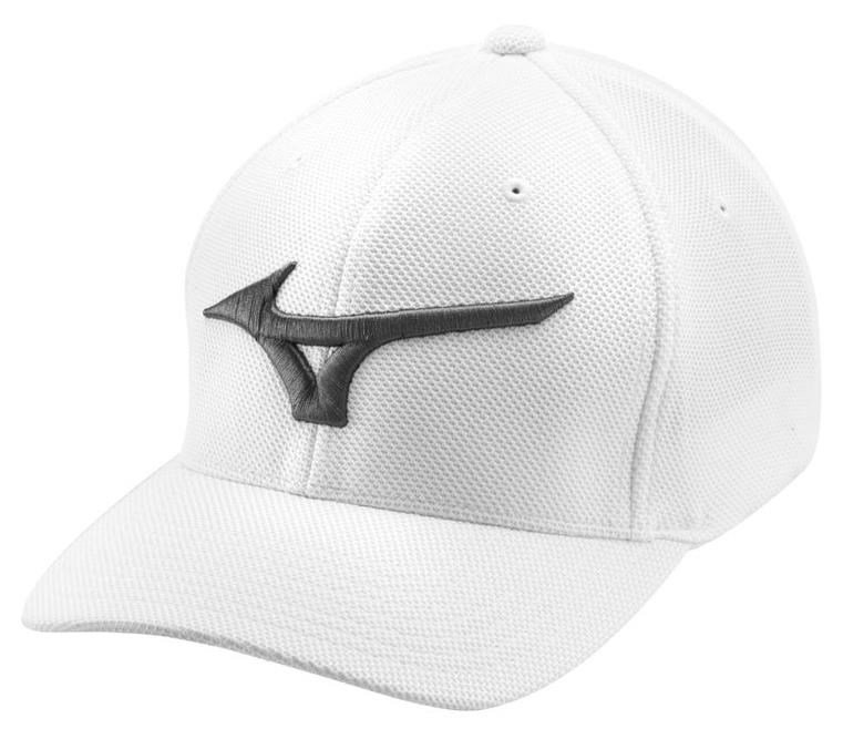 Mizuno Tour Performance gorra unisex, blanca