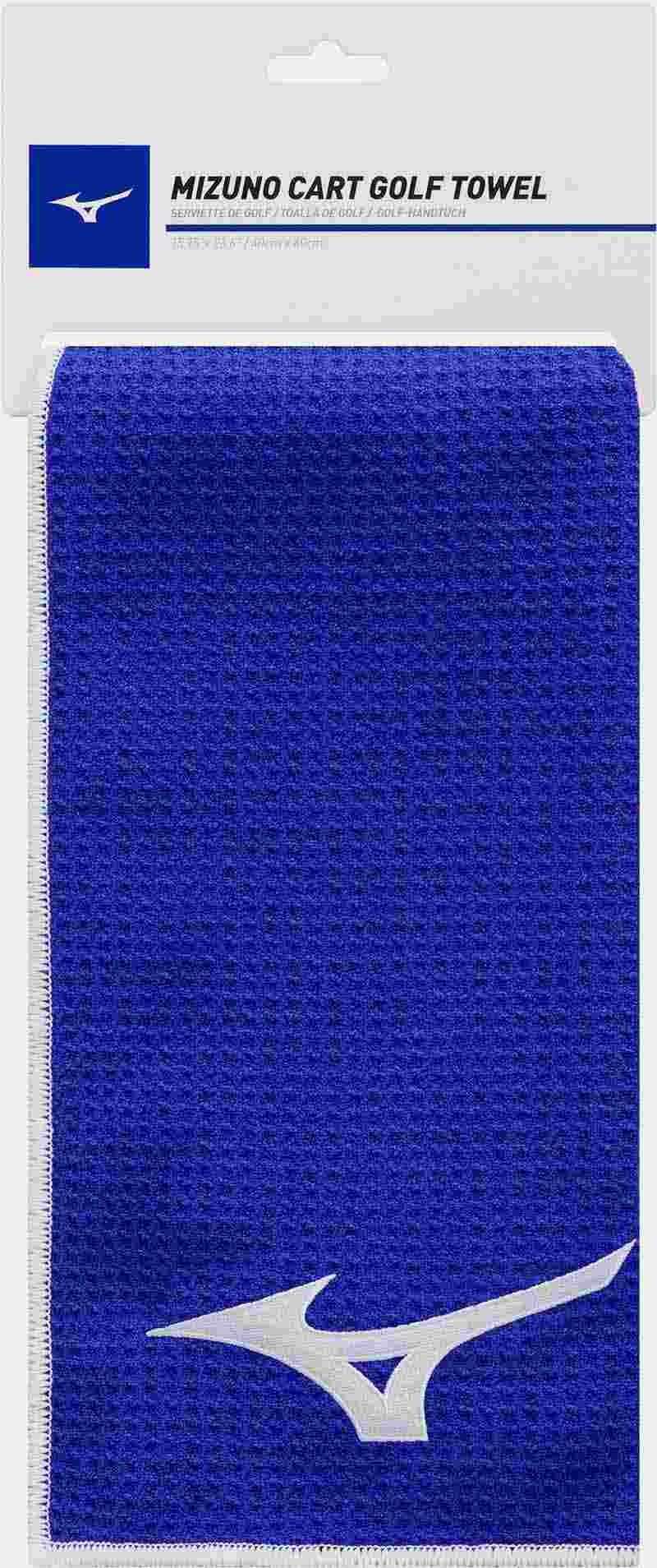 Mizuno Micro Fibre toalla de golf (40x60cm), azul marino