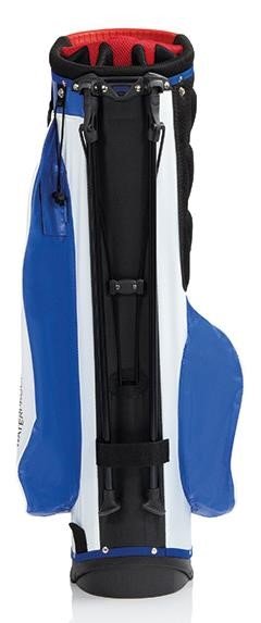 JuCad Waterproof 2in1 stand bag, azul/blanco/rojo