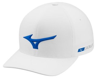 Mizuno Tour Delta gorra de hombre, blanca