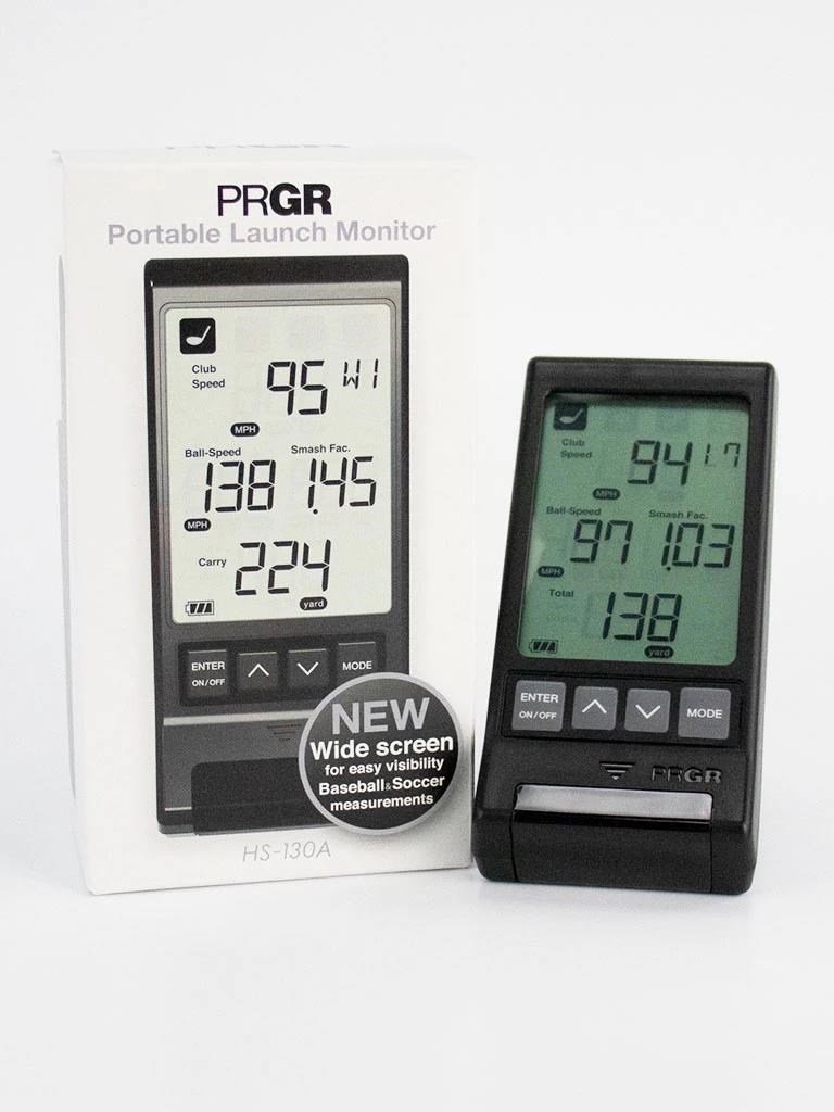 SuperSpeed Golf SuperSpeed Golf PRGR Black Portable Launch Monitor NEW 2021