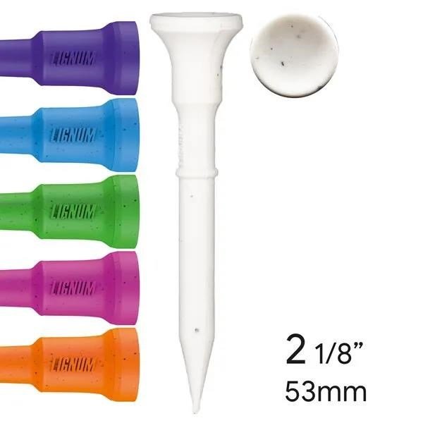 Lignum Tee 53mm (2 1/8") 16pack neon mix tees