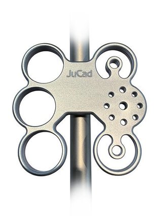 JuCad Tablet holder para todos los carritos JuCad, titanio