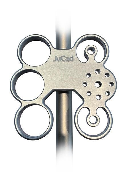 JuCad Tablet holder para todos los carritos JuCad, titanio