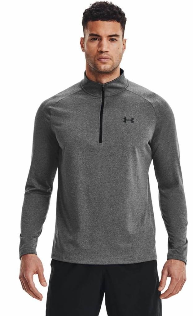 Under Armour Tech 2.0 1/2 Zip camiseta de manga larga para hombre, gris
