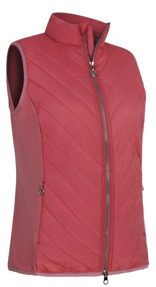Callaway Lightweight Quilted chaleco de mujer, geranium
