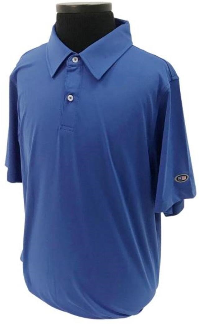 U.S. Kids Golf Tech Lisle junior polo, azul royal