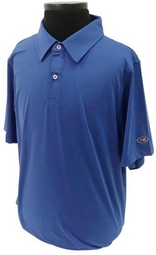 U.S. Kids Golf Tech Lisle junior polo, azul royal