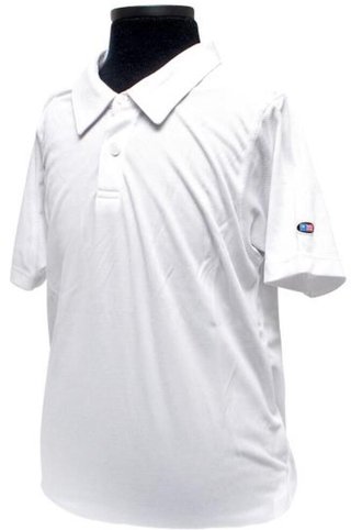 U.S. Kids Golf Tech Lisle polo junior, blanco