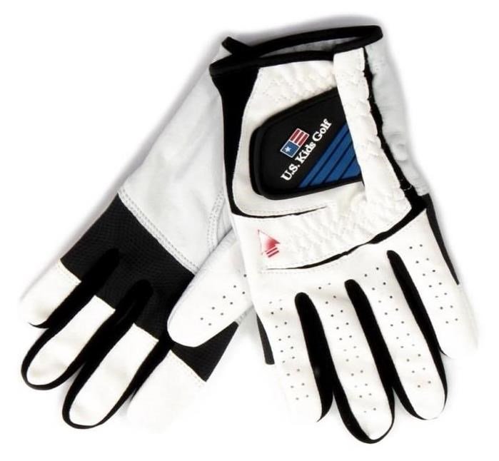 U.S. Kids Golf Golfer Youth guante de golf junior, blanco
